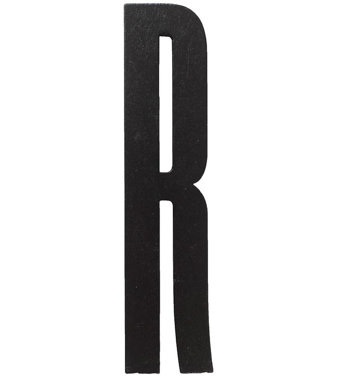 Design Letters Træbogstaver - R - Sort