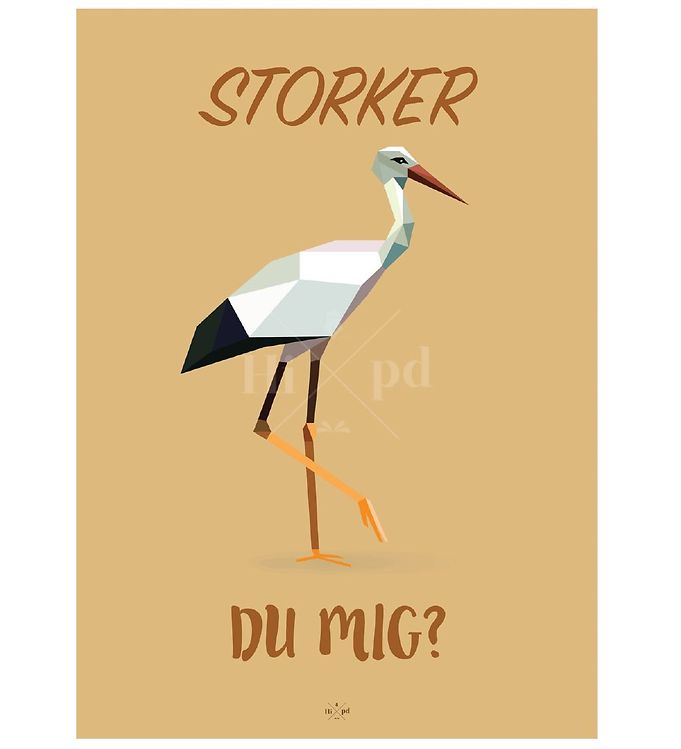 Image of Hipd Plakat - A4 - Stork - OneSize - Hipd Plakat (58937-314723)
