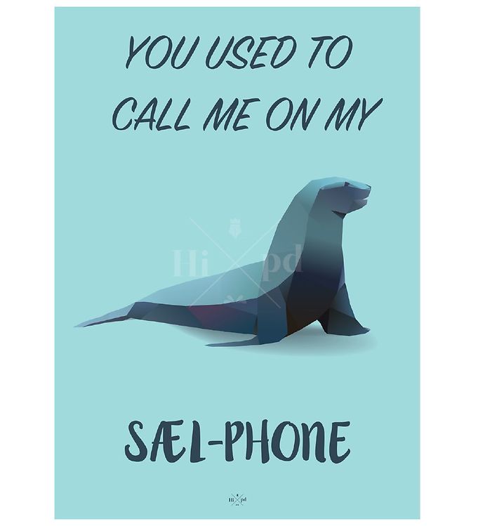 Image of Hipd Plakat - A3 - Sælphone - OneSize - Hipd Plakat (58949-314735)