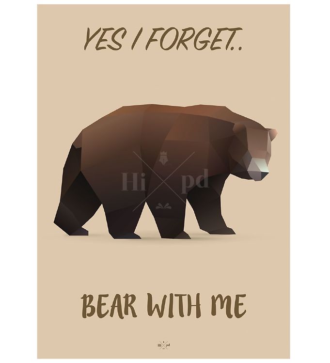 Image of Hipd Plakat - A4 - Bear - OneSize - Hipd Plakat (58957-314743)