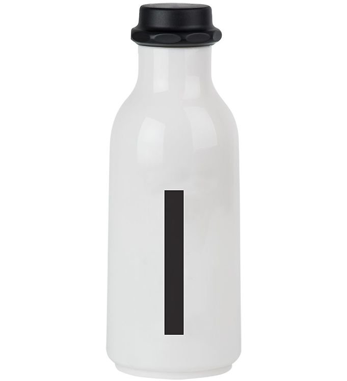 4: Design Letters Drikkeflaske - 500 ml - Hvid m. I