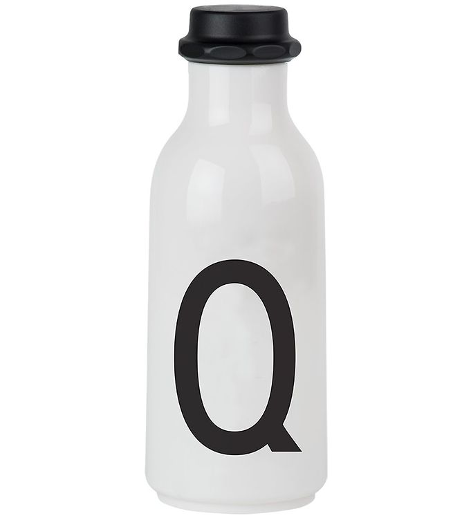 5: Design Letters Drikkeflaske - 500 ml - Hvid m. Q