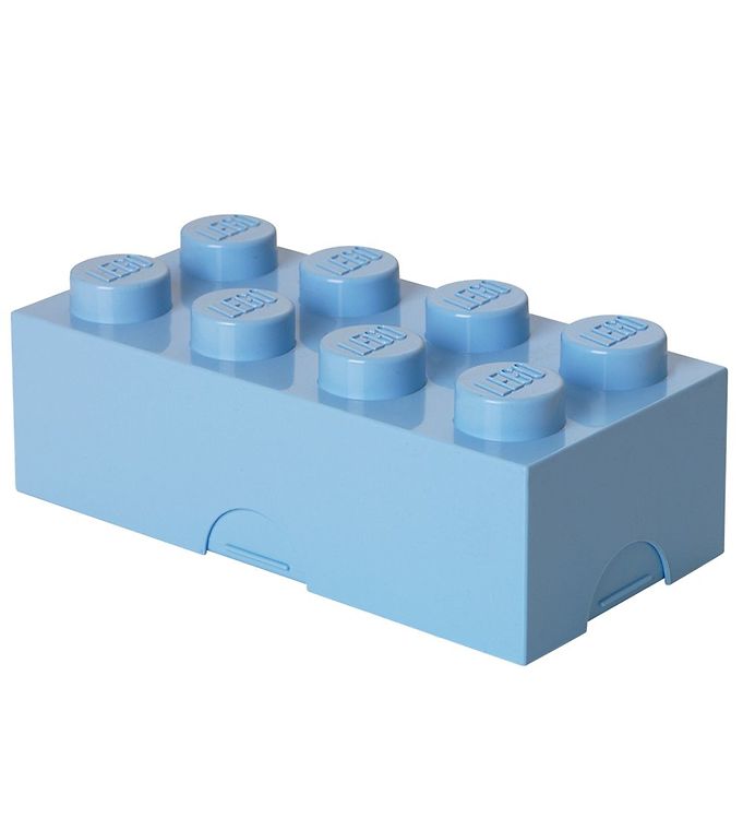 LEGOÂ® Storage Madkasse - 8 Knopper - Lyseblå