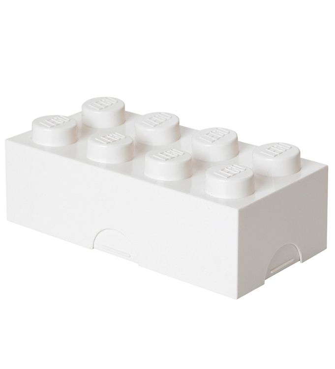 LEGOÂ® Storage Madkasse - 8 Knopper - Hvid