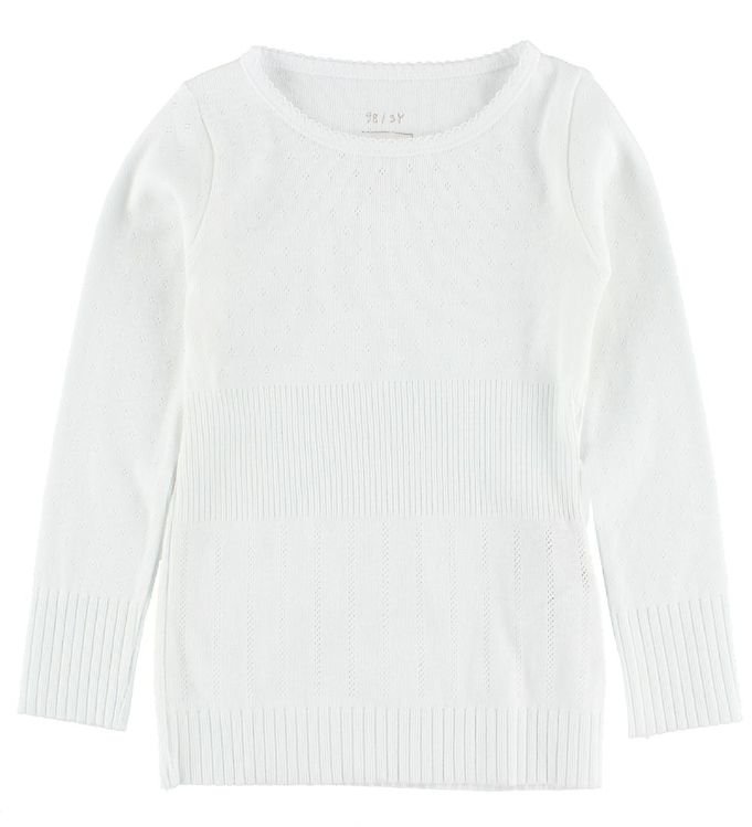 Langærmet T-Shirt - Hvid - 3Y