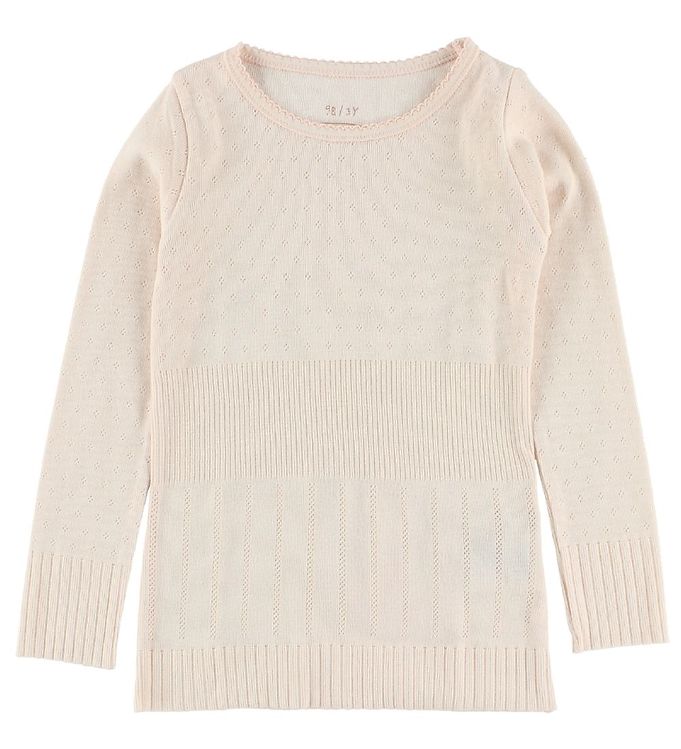 Noa Noa miniature Bluse - Pudder m. Hulmønster