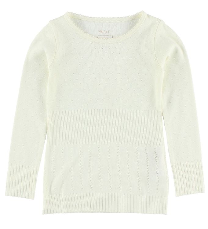 Langærmet T-Shirt - Chalk - 5Y