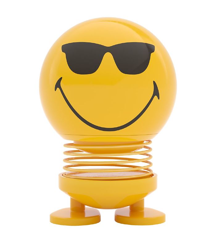 5: Hoptimist Baby Smiley Cool - 8 cm - Gul