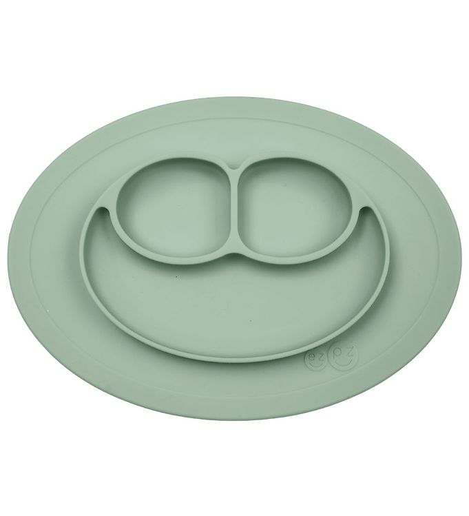 EZPZ Happy Mini Mat Dækkeserviet + Plate in One Green