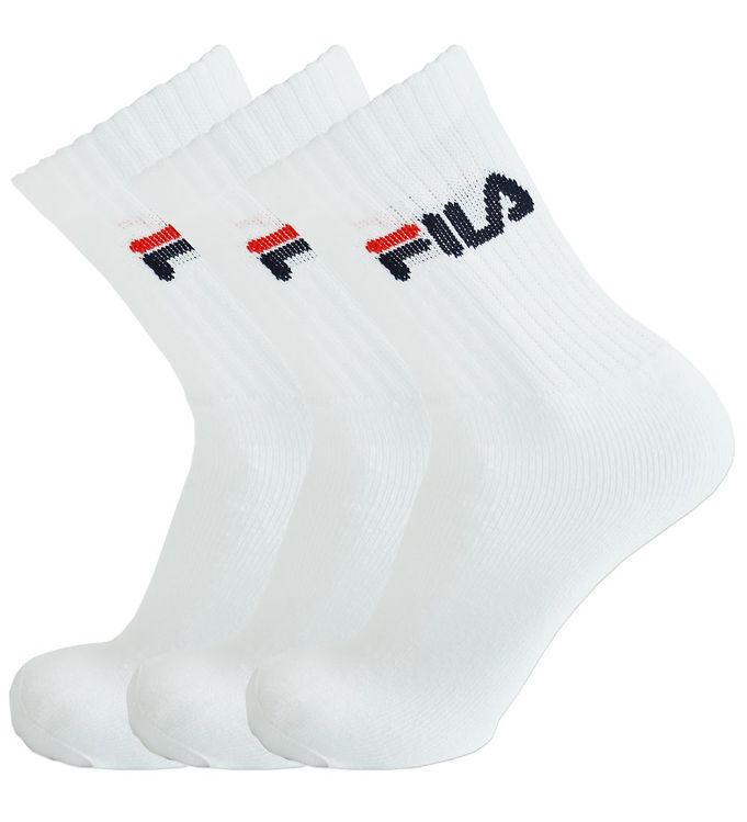 #3 - Fila Sportsstrømper - 3-pak - Hvid