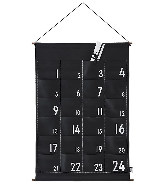 Design Letters Julekalender - 50x75 - Sort