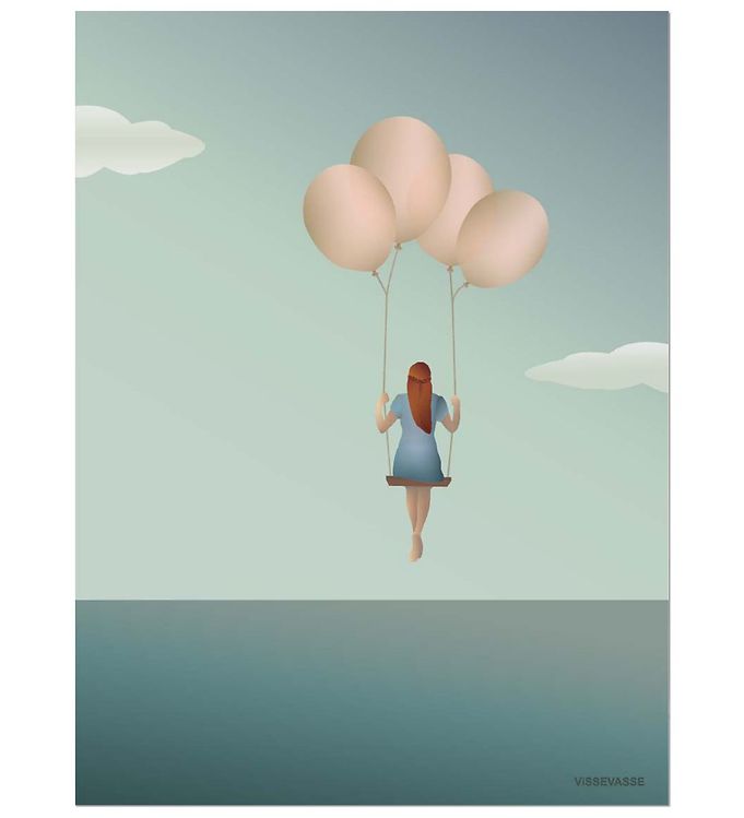 Vissevasse Plakat - 30x40 - Balloon Dream