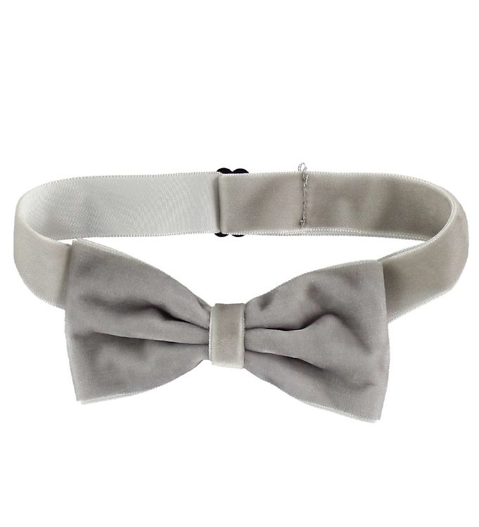Image of Bows By Stær Butterfly - Velour - Grå (91003-494596)