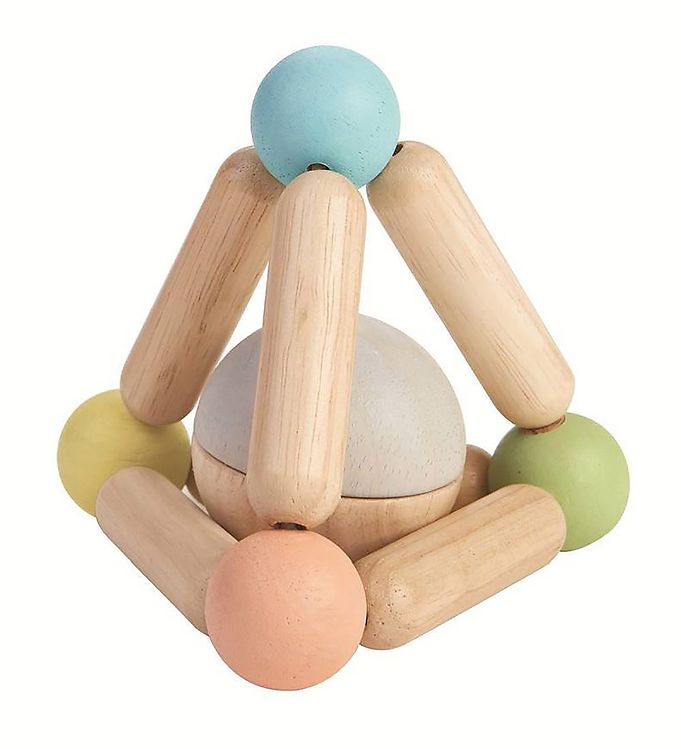 Image of PlanToys Gribelegetøj - Trekant - Pastel - OneSize - PlanToys Gribelegetøj (92090-500094)