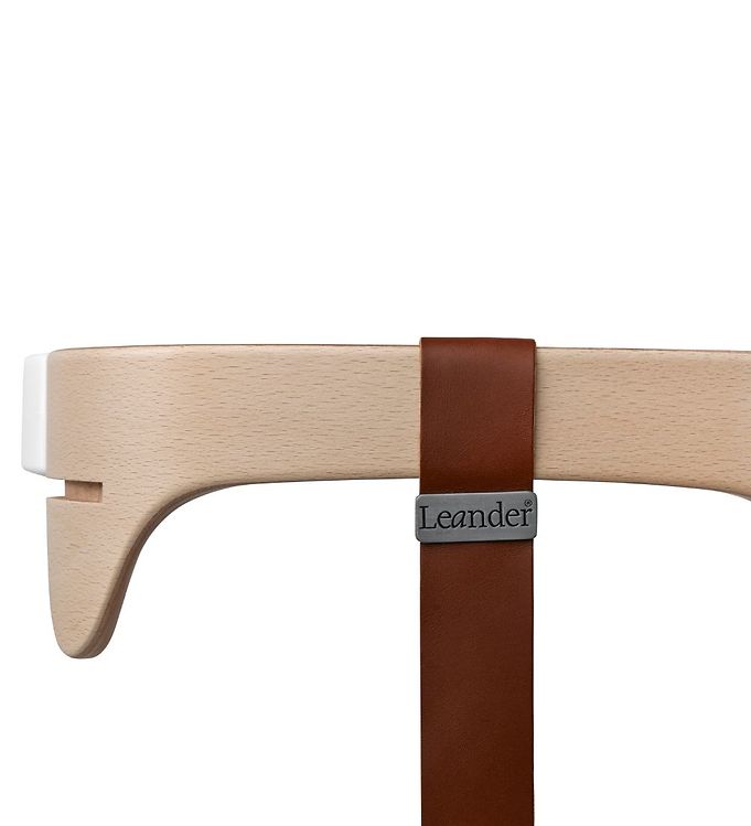 Image of Leander Classic Bøjle til Højstol - Natur m. Læderstrop - OneSize - Leander Højstol (94159-512153)