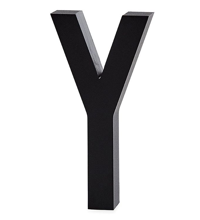 Image of Design Letters Alubogstav - Y - Sort - OneSize - Design Letters Alubogstav (94466-514067)
