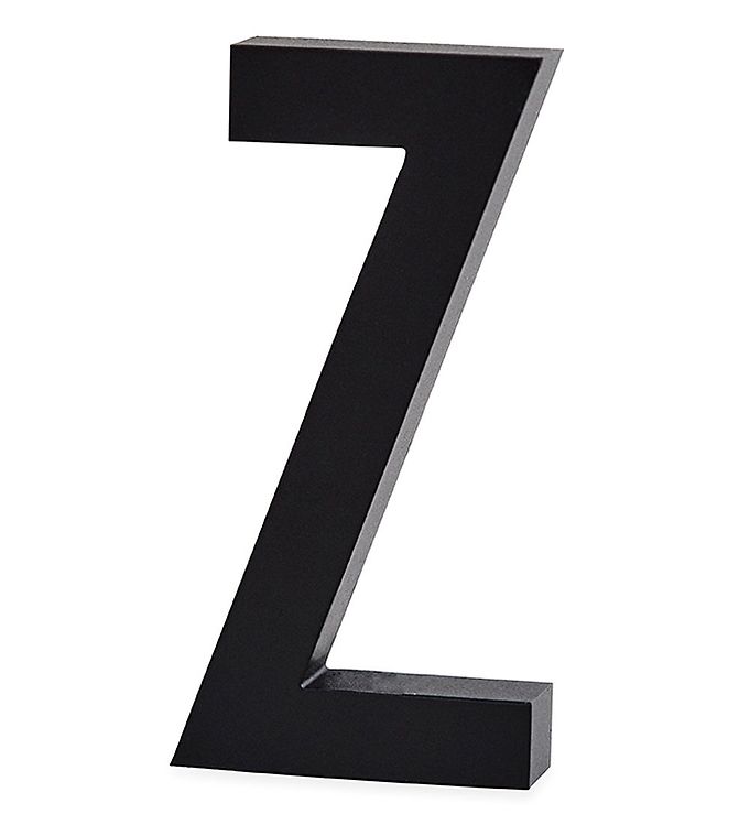 Image of Design Letters Alubogstav - Z - Sort - OneSize - Design Letters Alubogstav (94465-514066)