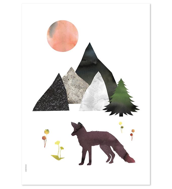 I Love My Type Plakat - A3 - Mountain Life - Fox