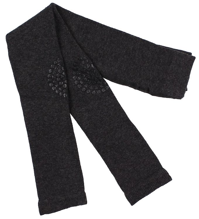 Image of GoBabyGo Kravleleggings - Mørk Gråmeleret - 12-18 mdr - GoBabyGo Leggings (98922-540053)